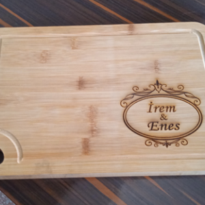 Ahşap Kazıma Steak Tahtası No: 2