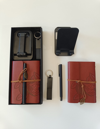 Kutulu Defter, Kalem, Telefon Standı, Anahtarlık - Görsel 5